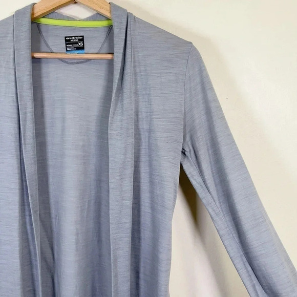 Icebreaker Merino Wool Cool-Lite Waterfall  Open Cardigan - Picture 8 of 16